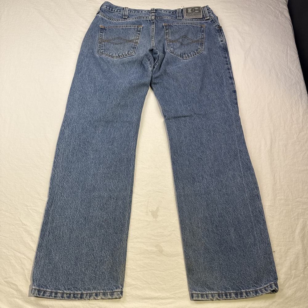 Diamond Gusset Jeans Men's Denim‎ Blue 33 x 34 Cotton Made In USA Original